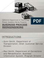 Business Process Reengineering: California Department of Technology - Project Academy Series Presents