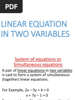 Presentation Linear Equation in Two Variables 1516100969 314387