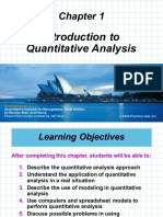 Introduction To Quantitative Analysis