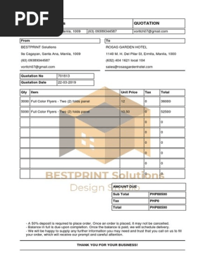 Sales Receipt