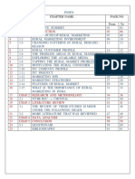 Rural Marketing Strategies Index