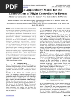 Arduino Applicability Model For The Construction of Flight Controller For Drones