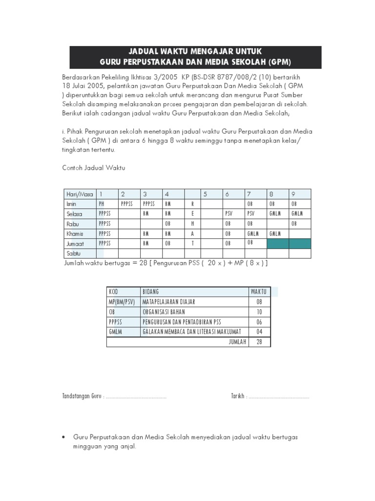 PSS Contoh RPH | PDF