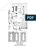 East Facing: Ground Floor Plan