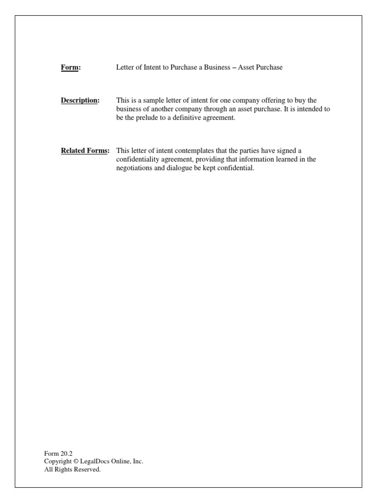 Form:: Form 20.2 All Rights Reserved | PDF | Business Law | Business