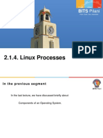 2.1.4. Linux Processes: BITS Pilani