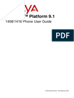 IP Office™ Platform 9.1: 1408/1416 Phone User Guide