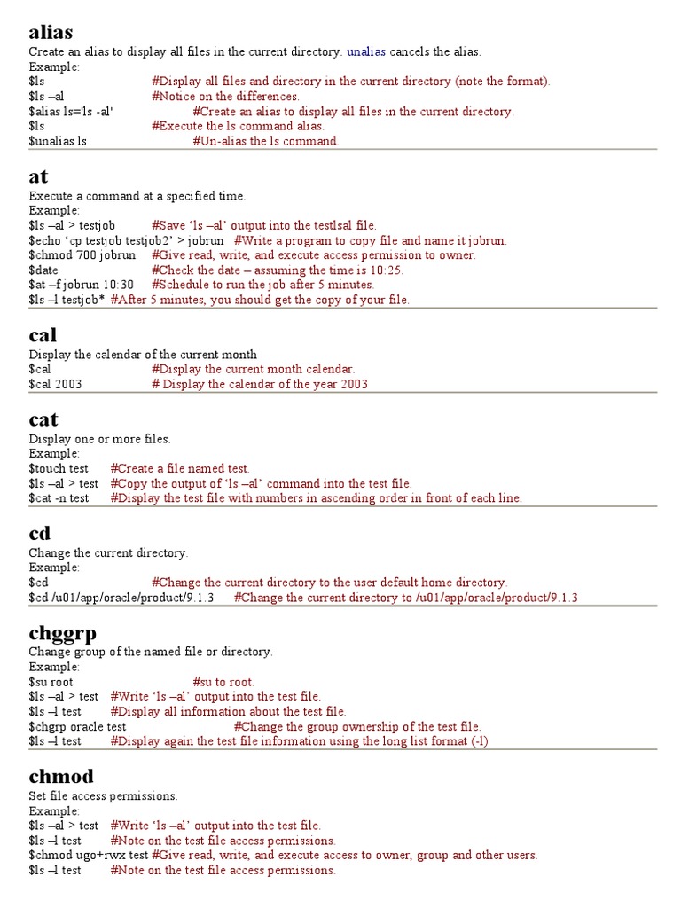 Linux Command DBA Must Know | PDF