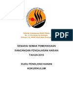 Senarai Semak Pemeriksaan RPH 2019