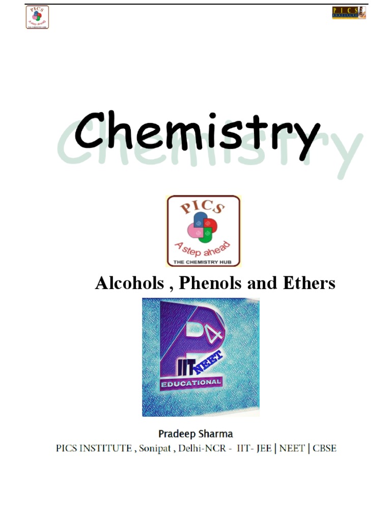 Alcohols, Phenols, and Ethers Overview | PDF | Ether | Alcohol