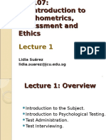 An Introduction To Psychometrics