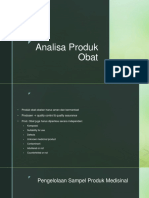 Analisa Produk Obat - Farmasi Forensik