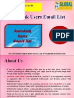 Autodesk Users Email List.ppt