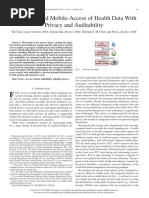 Cloud-Assisted Mobile-Access of Health Data With Privacy and Auditability