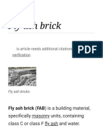 Fly Ash Brick - Wikipedia Processing PDF