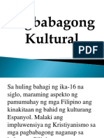 Pagbabagong Kultural