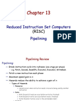 Reduced Instruction Set Computers Pipelining: (RISC)