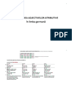 Adjectivele in Germana