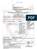 Sesiones de Aprendizaje - 6° Marzo Lacchan