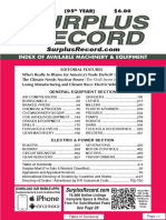 MAY 2019 Surplus Record Machinery & Equipment Directory