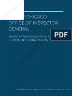 Chicago Police Gang Database Report From Inspector General