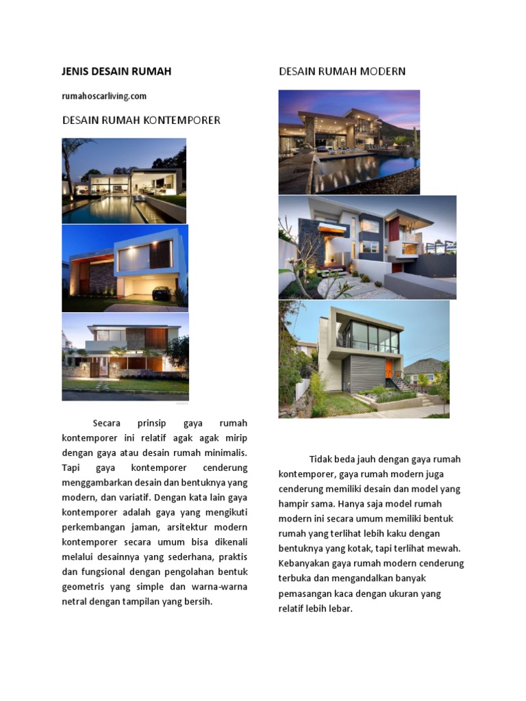Jenis Desain Rumah PDF Jenis Desain Rumah PDF