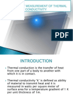 Determination of Thermal Conductivity