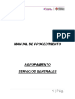 Manual de Procedimiento Servicios Generales