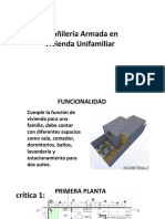 Albañilería Armada en Vivienda Unifamiliar