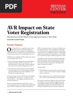 AVR Impact On State Voter Registration