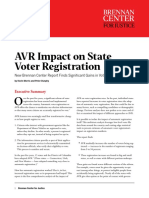 AVR Impact On State Voter Registration