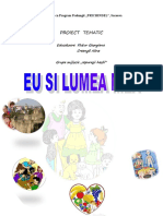 PR Tematic Eu Si Lumea Mea GR Mijlocie