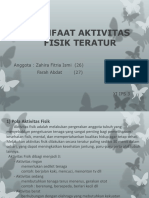 Manfaat Aktivitas Fisik Teratur