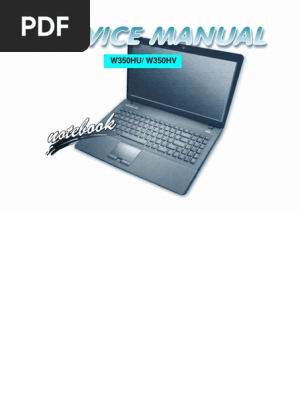W350hu Hv Service Manual Pdf Personal Computers Bios