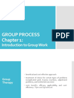 Group Process: Introduction To Group Work