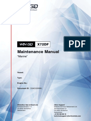 MM WinGD-X72DF PDF | PDF | Piston | Fuel Injection