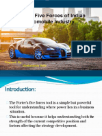 Porter's Five Forces of Indian Automobile Industry