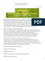 VMware Interview Questions and Answers