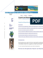 Crystal and Reporting Services Interview Questions - Part 2