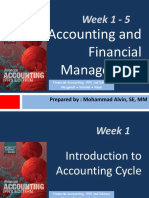 Review Week 1 - 5 Accounting & Financial Management 