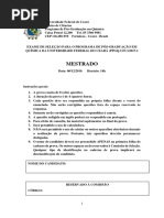 Gabarito mestrado 2017.1