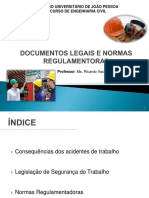 Aula - 03 e 04- Documentos Legais e Normas Regulamentadoras