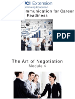The Art of Negotiation Module 4