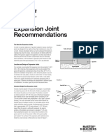 Expansion Joint Recommendations: The Need For Expansion Joints