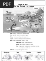 Ficha de Estudo_Relevo