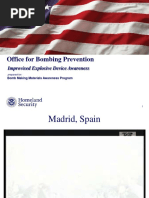 Office For Bombing Prevention: Improvised Explosive Device Awareness