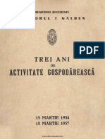 XXX - Trei Ani de Activitate Gospodareasca. Sectorul 1galben 1934-1937 PDF