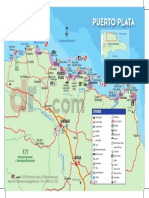 Mapa Puerto Plata Espan Ol 11x8.5 Sept. 2018