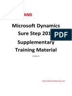 Microsoft Dynamics Sure Step Training PDF