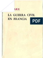 Marx. I y II Borrador de La Guerra Civil en Francia PDF